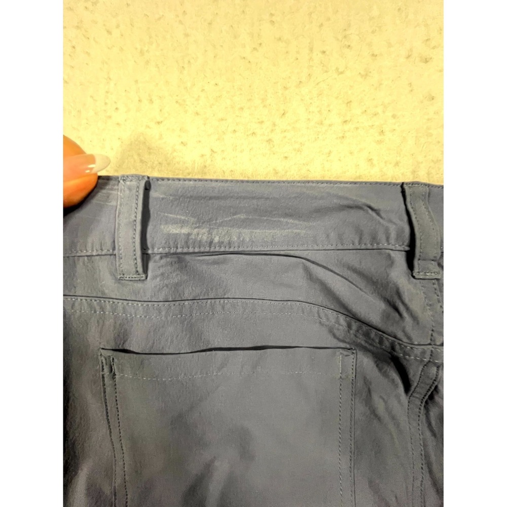 Patagonia Worn Wear Skyline Traveler Pants Womens 8 Blue Slim Fit Sun Protection - Picture 10 of 16
